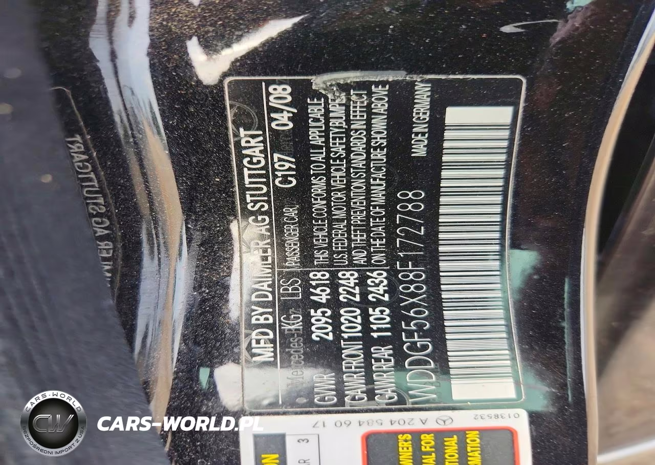 2008 Mercedes-Benz C 350 VIN:WDDGF56X88F172788 - 12