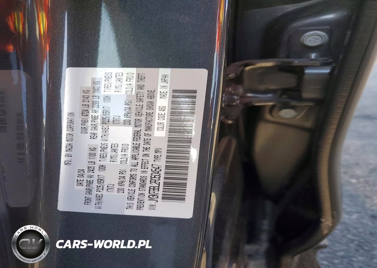 2024 MAZDA CX-5 2.5 S SELECT VIN:JM3KFBBL2R0504547 - 12