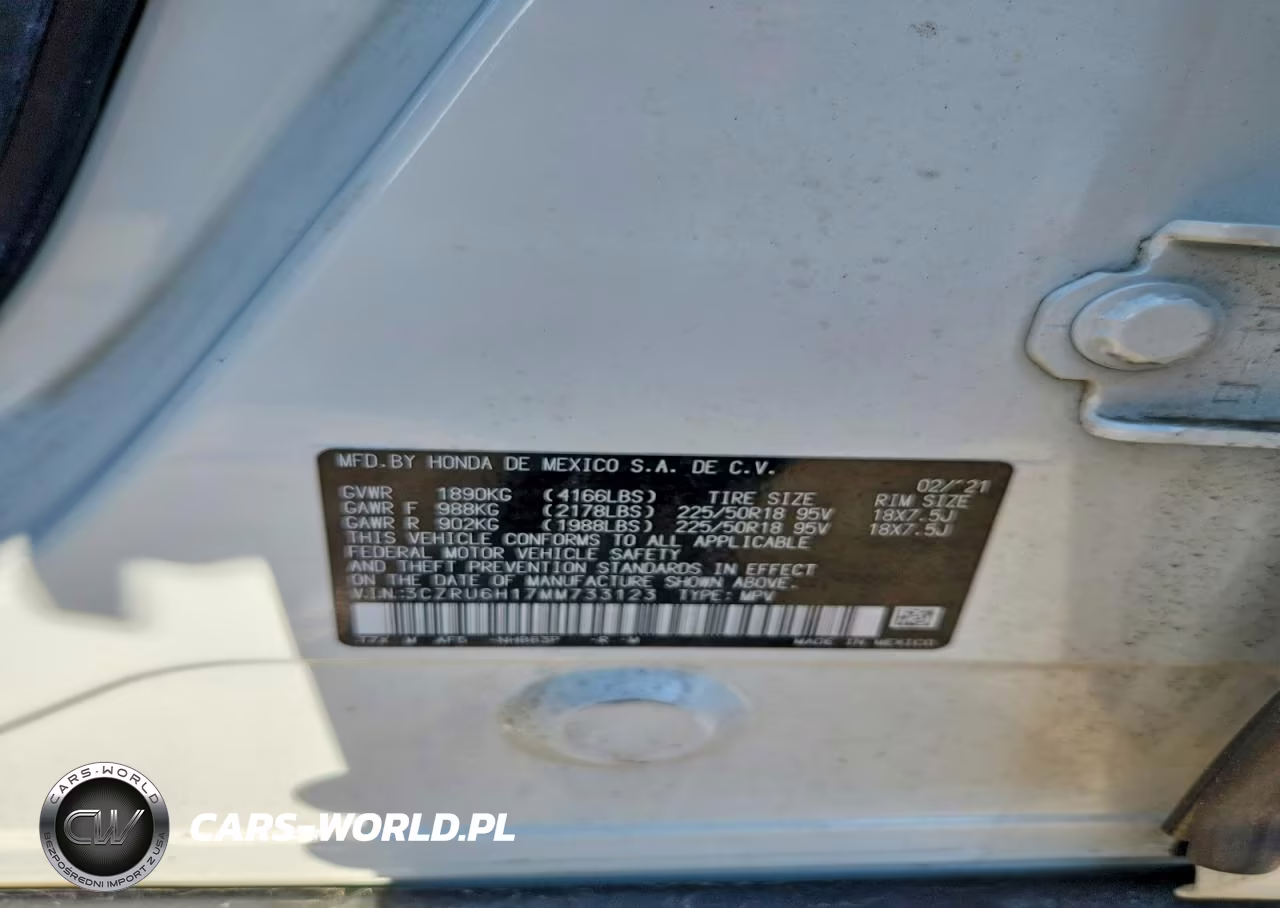 2021 Honda Hr-V Sport VIN:3CZRU6H17MM733123 - 13