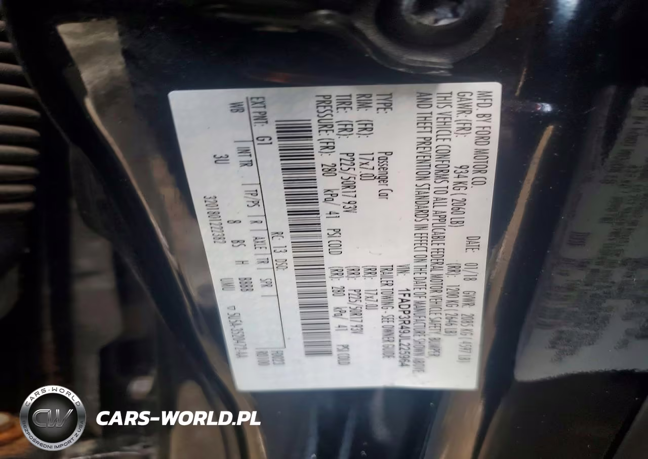 2018 Ford Focus Bev VIN:1FADP3R49JL225964 - 12