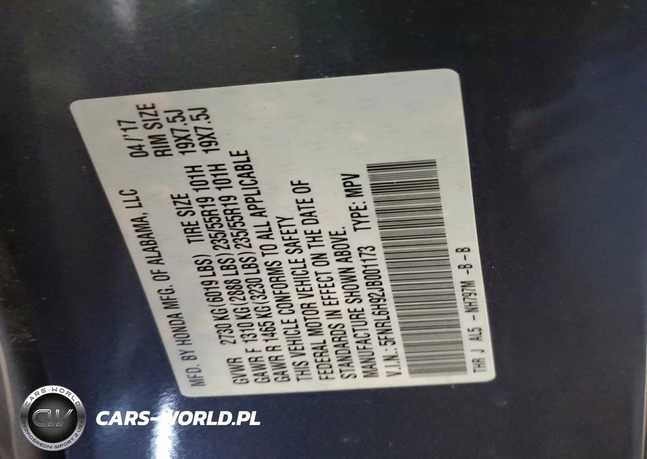 2018 Honda Odyssey Elite VIN:5FNRL6H92JB001173 - 13