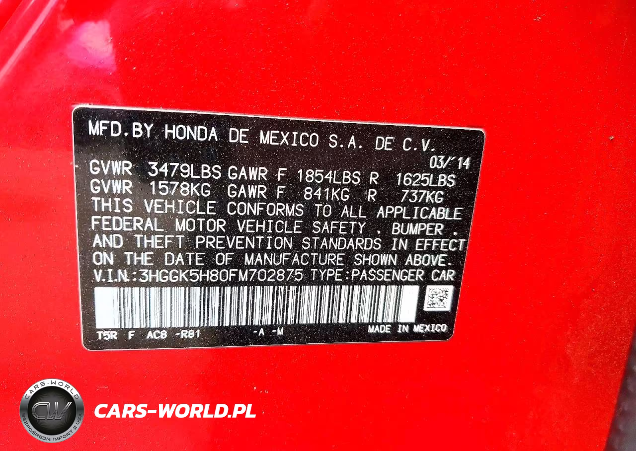 2015 Honda Fit Ex VIN:3HGGK5H80FM702875 - 13
