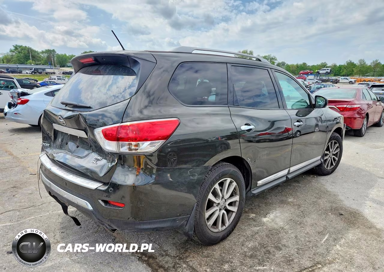2015 Nissan Pathfinder Sl VIN:5N1AR2MMXFC608999 - 3