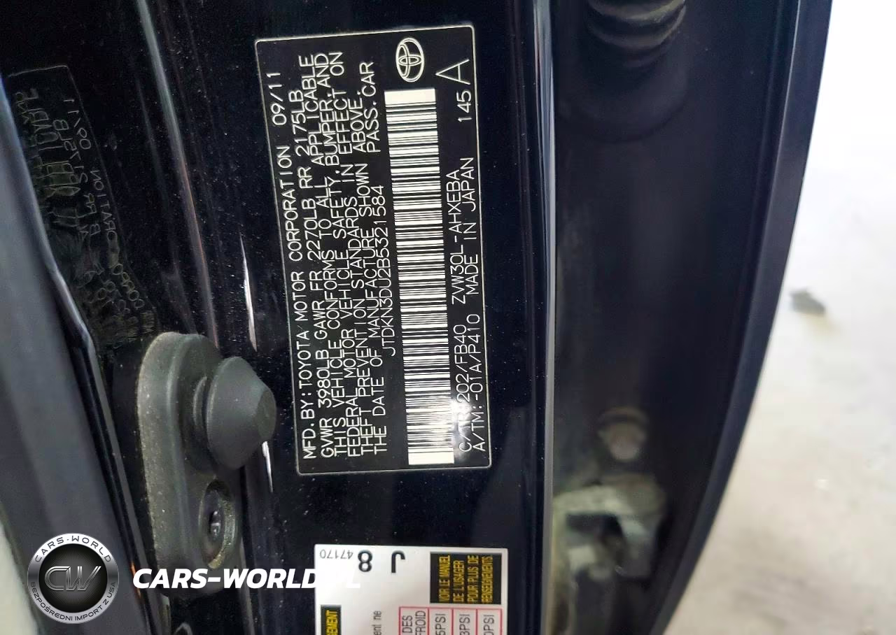 2011 Toyota Prius VIN:JTDKN3DU2B5321584 - 12