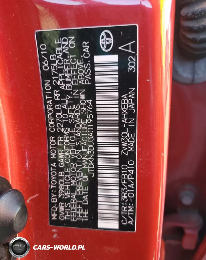 2010 Toyota Prius VIN:JTDKN3DU3A0195764 - 12