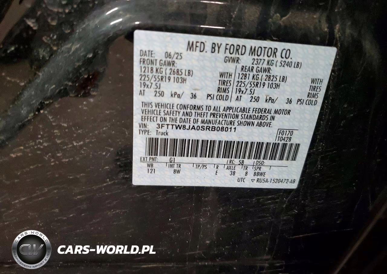 2025 Ford Maverick Xlt VIN:3FTTW8JA0SRB08011 - 12