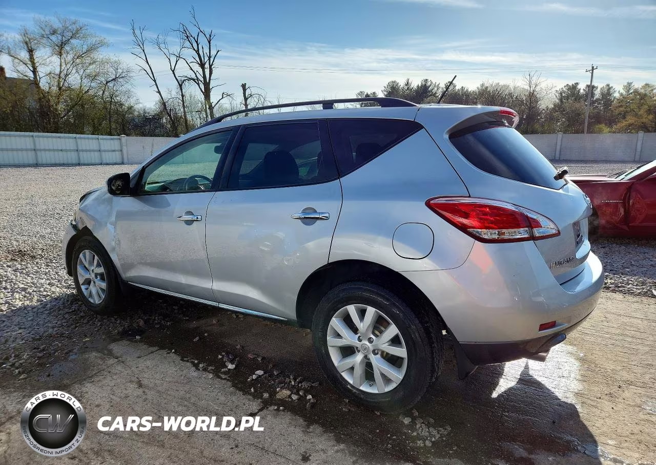 2014 Nissan Murano Sl VIN:JN8AZ1MW1EW530808 - 2
