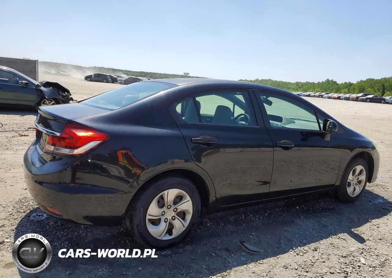 2013 Honda Civic Lx VIN:19XFB2F57DE090070 - 3