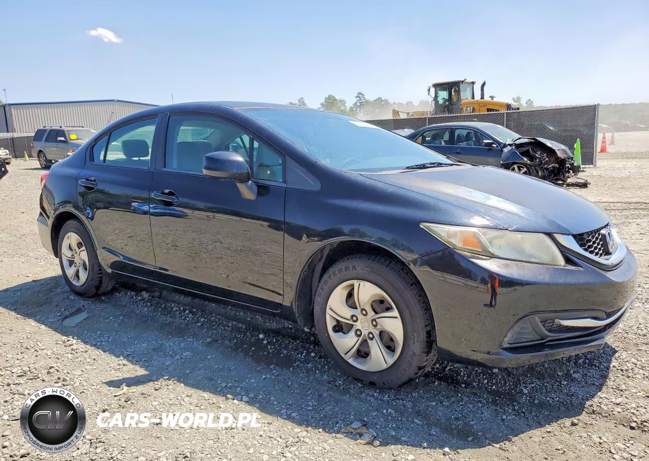 2013 Honda Civic Lx VIN:19XFB2F57DE090070 - 4