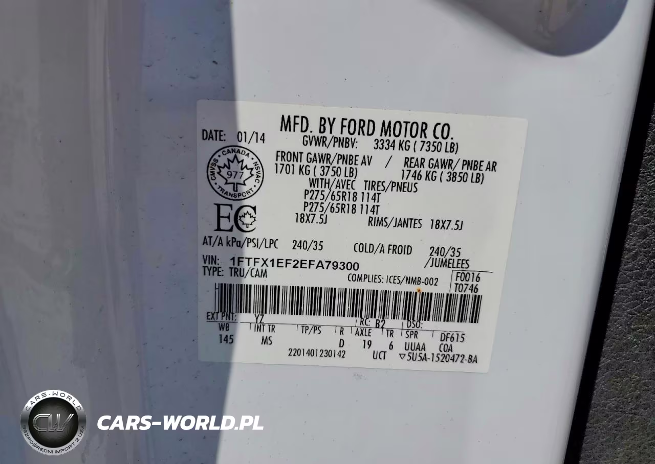 2014 Ford F150 Super Cab VIN:1FTFX1EF2EFA79300 - 13