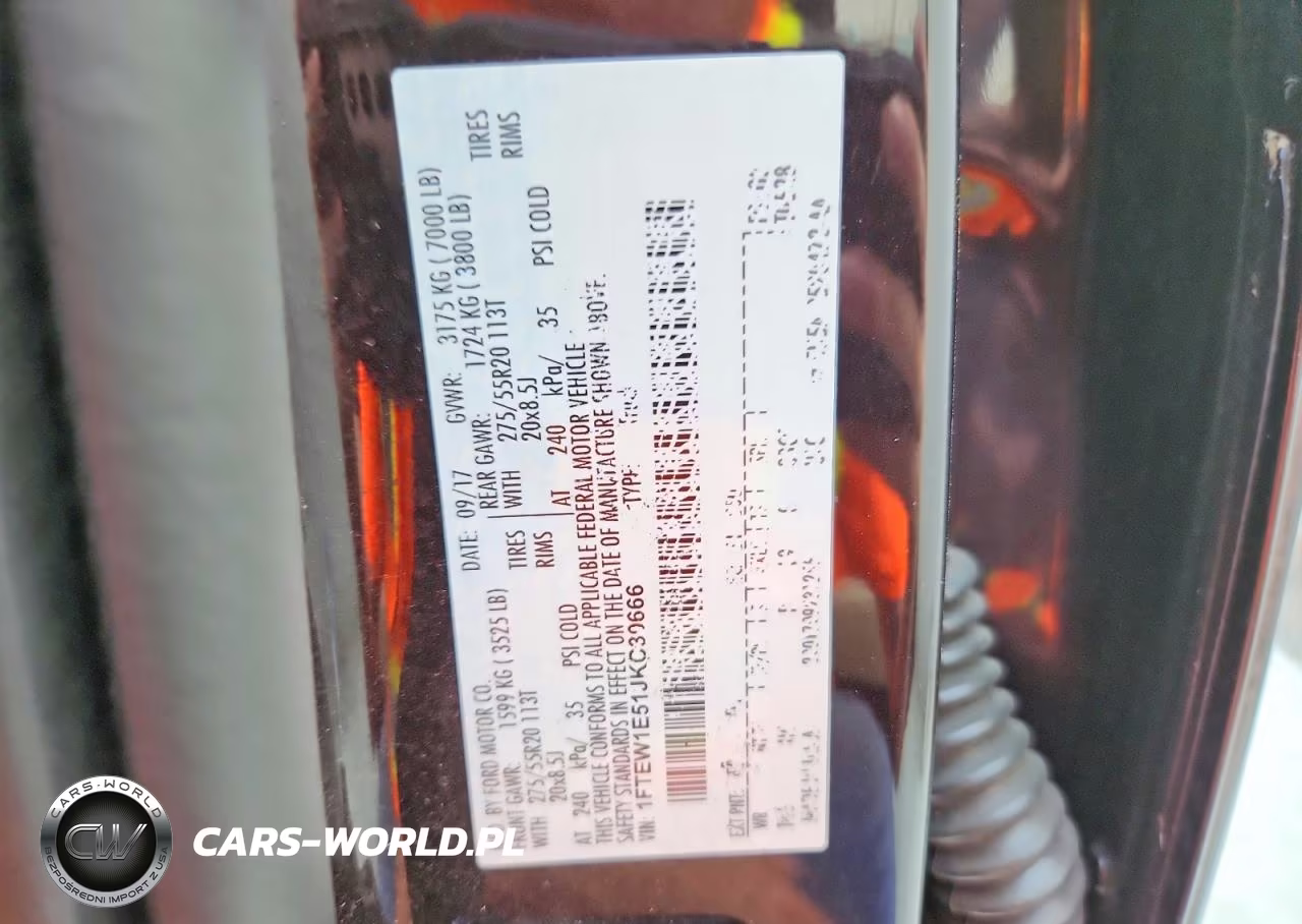2018 Ford F150 Supercrew VIN:1FTEW1E51JKC30666 - 12