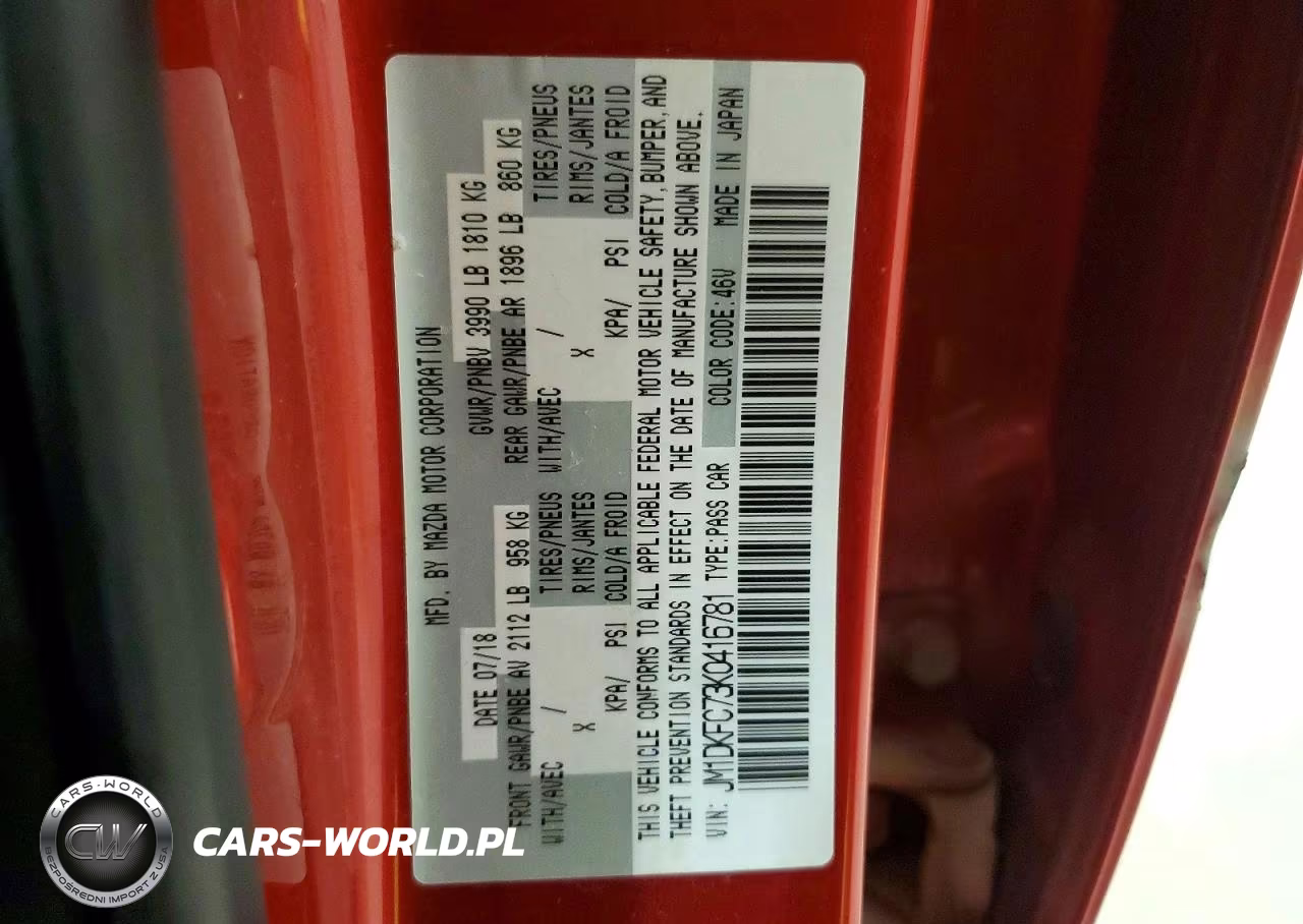 2019 Mazda Cx-3 Touring VIN:JM1DKFC73K0416781 - 14