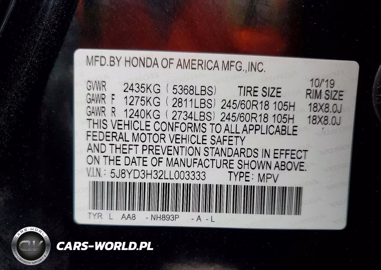 2020 Acura Mdx VIN:5J8YD3H32LL003333 - 13