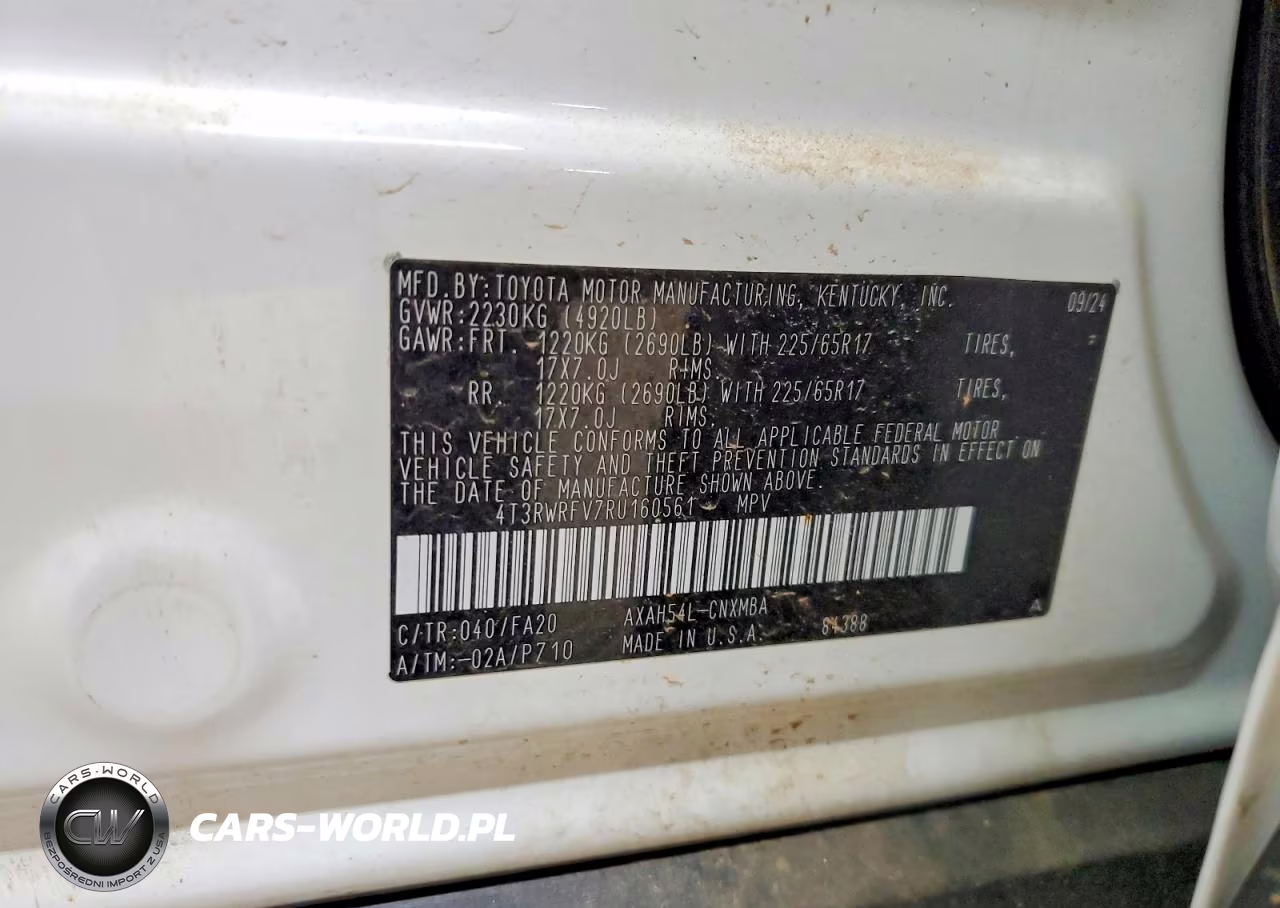 2024 Toyota Rav4 Hybrid Xle VIN:4T3RWRFV7RU160561 - 13