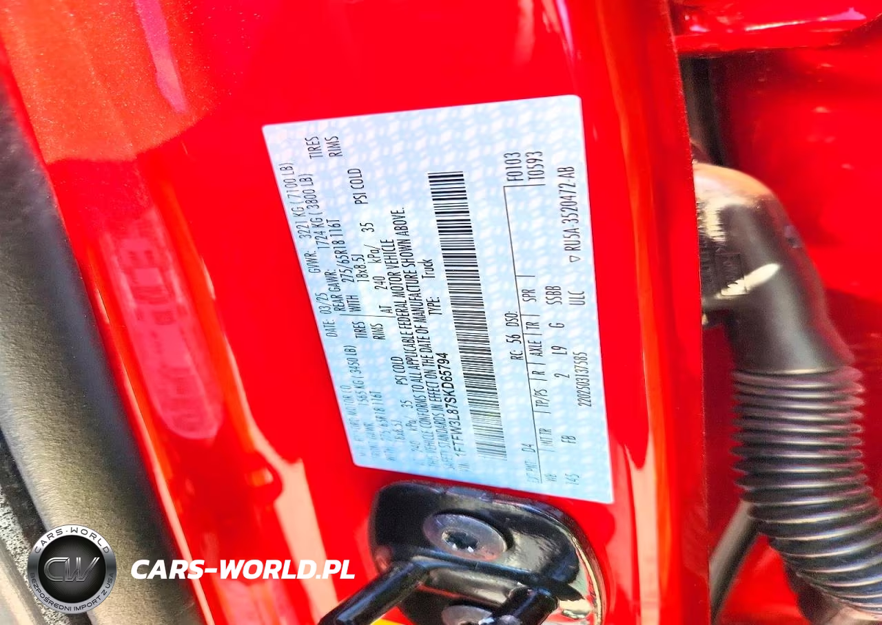 2025 Ford F150 Xlt VIN:1FTFW3L87SKD65794 - 12