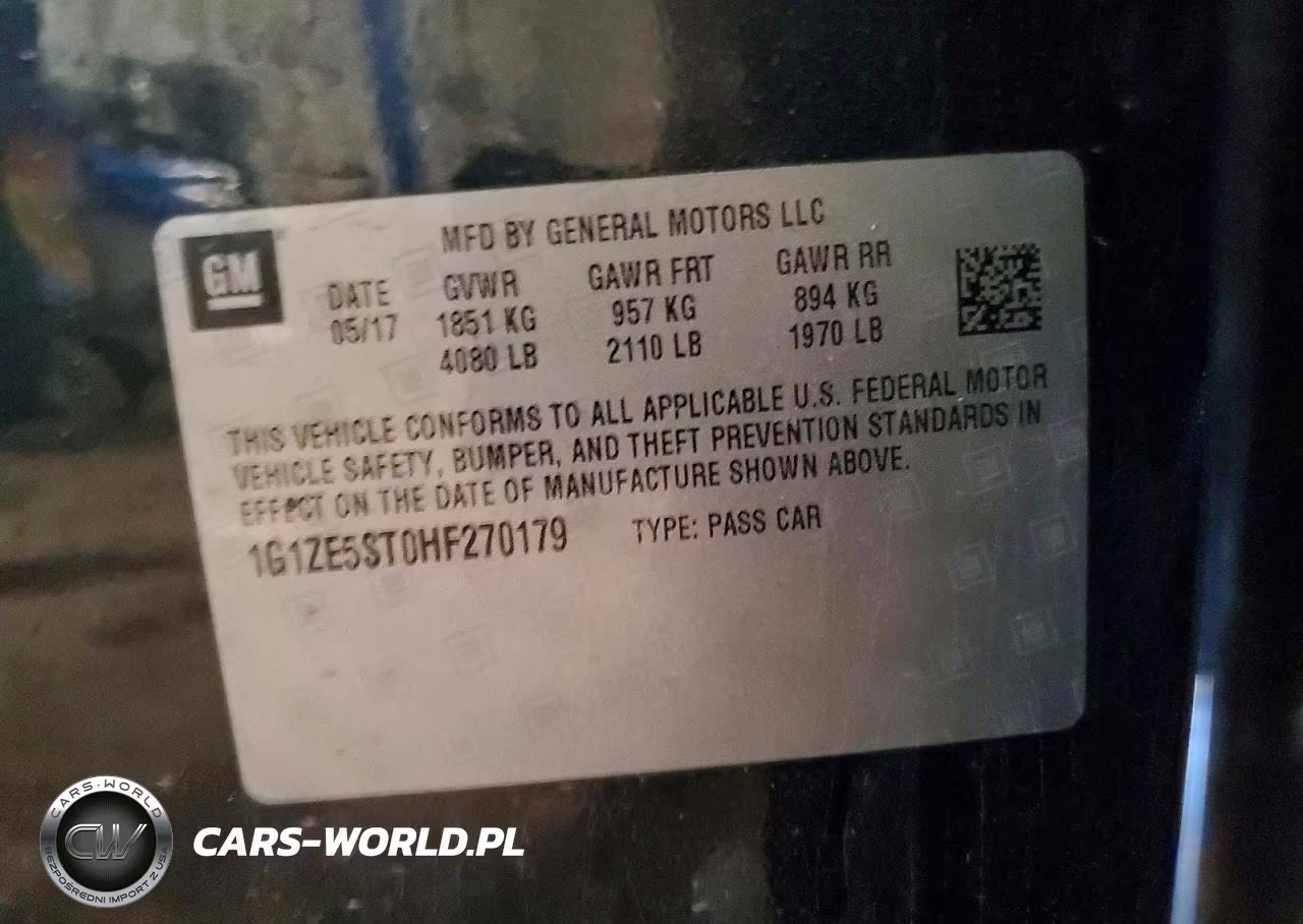 2017 Chevrolet Malibu Lt VIN:1G1ZE5ST0HF270179 - 12