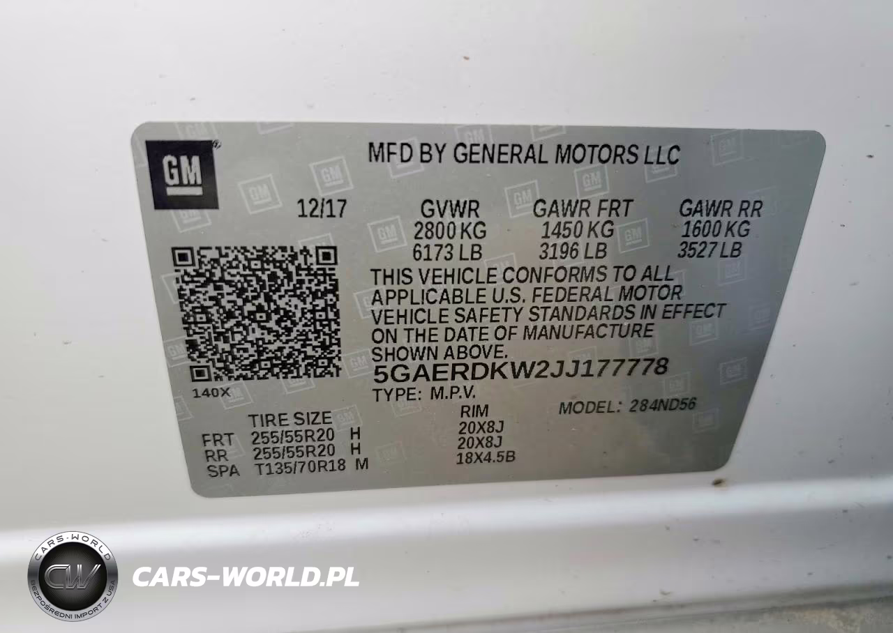 2018 Buick Enclave Avenir VIN:5GAERDKW2JJ177778 - 13