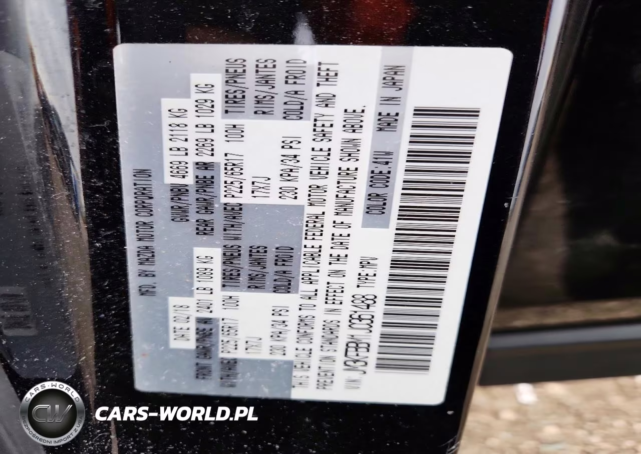2018 Mazda Cx-5 Sport VIN:JM3KFBBM1J0361488 - 13