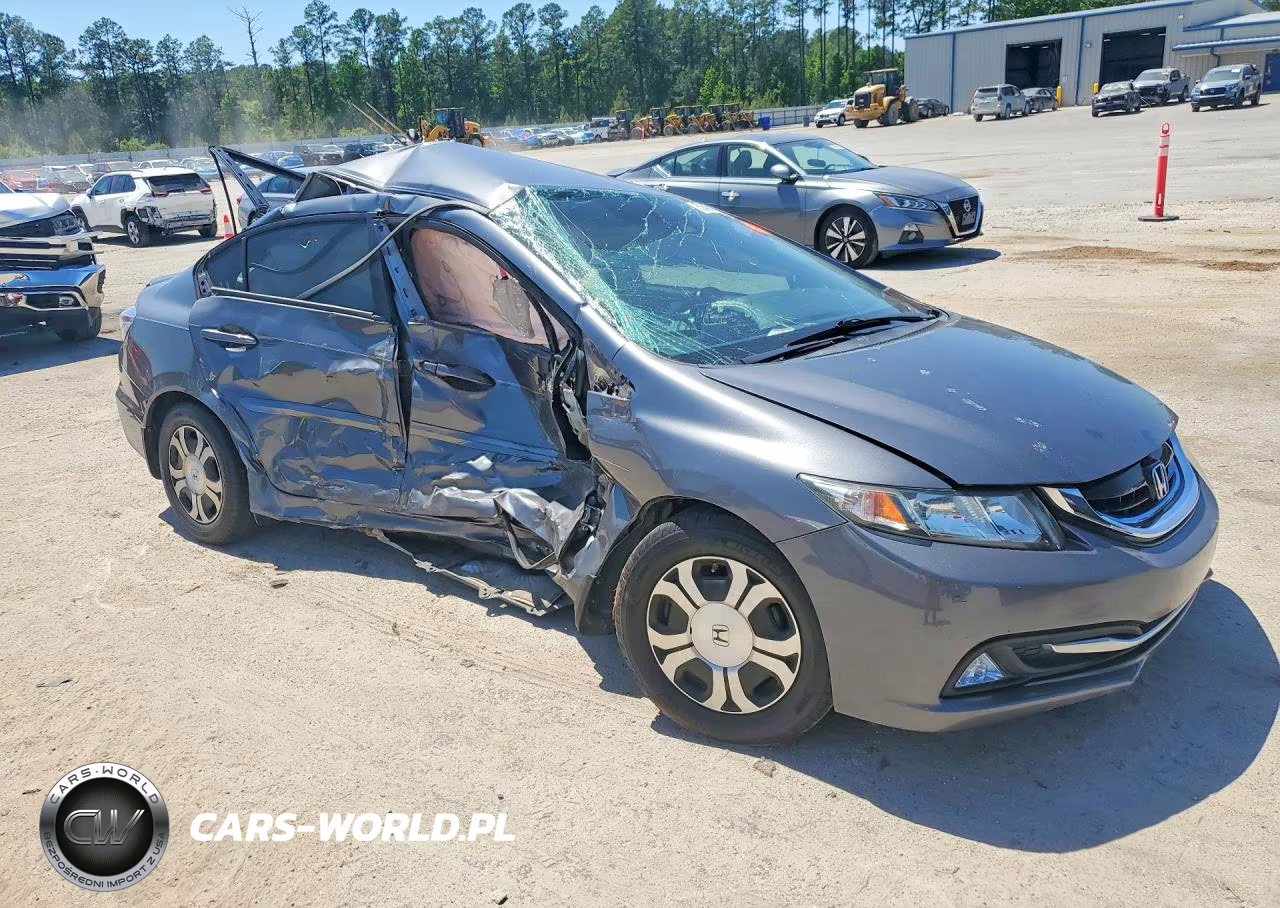 2013 Honda Civic Hybrid VIN:19XFB4F23DE001337 - 4