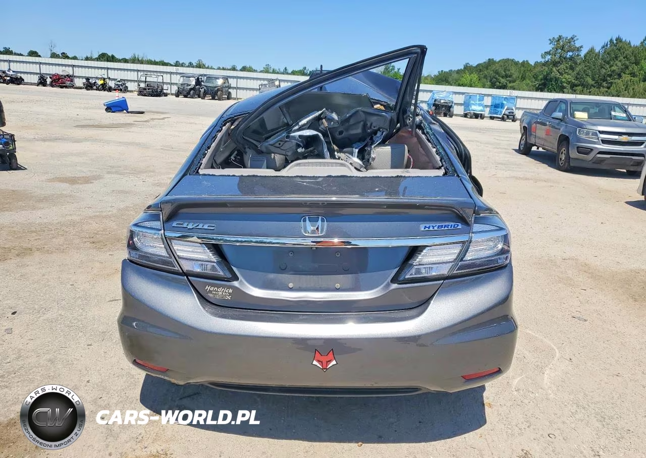 2013 Honda Civic Hybrid VIN:19XFB4F23DE001337 - 6