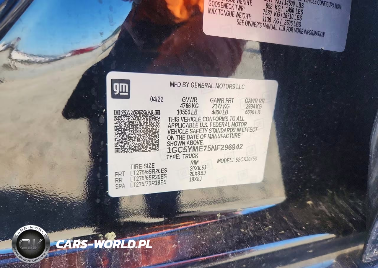 2022 Chevrolet Silverado K2500 Custom VIN:1GC5YME75NF296942 - 12