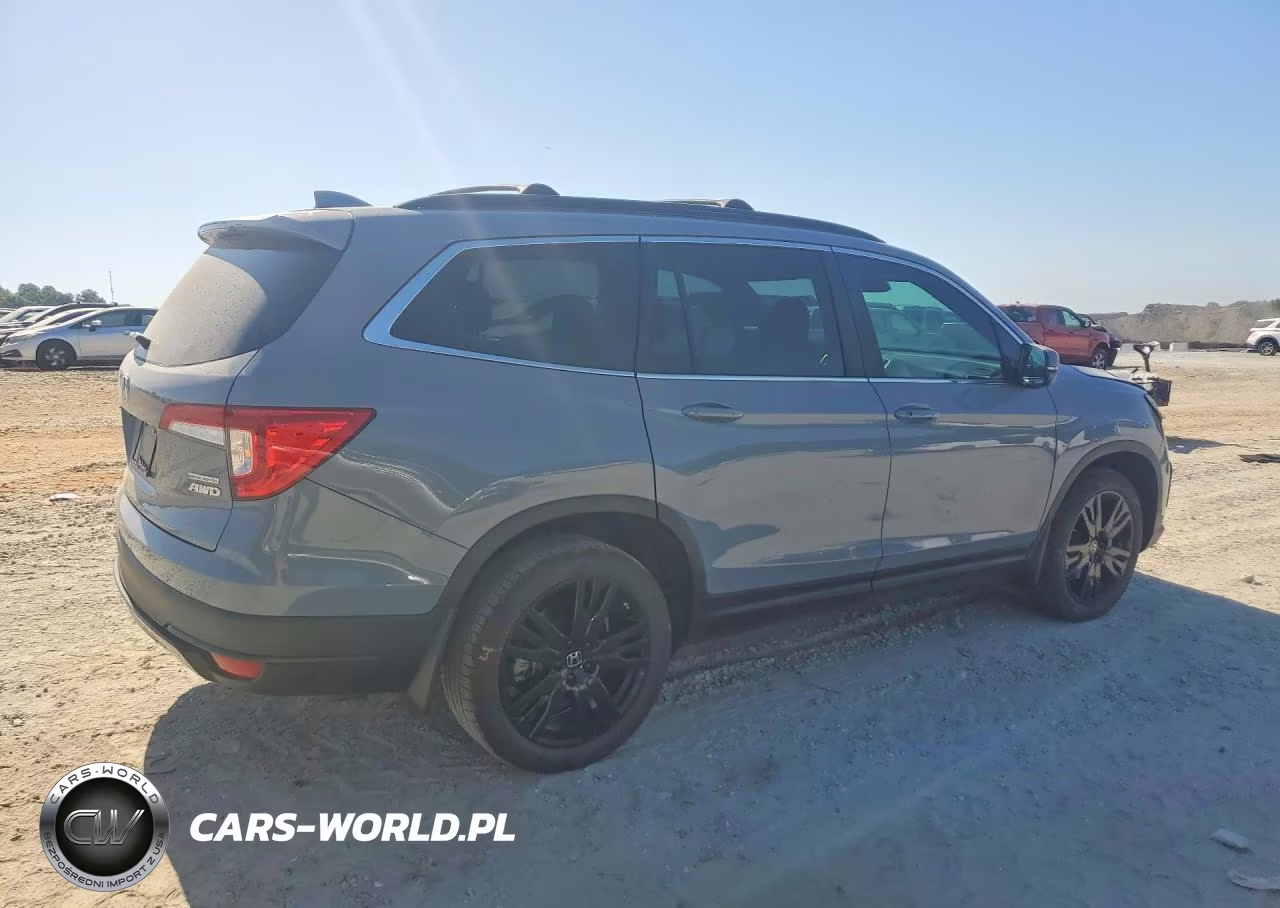2022 Honda Pilot Se VIN:5FNYF6H24NB052024 - 3