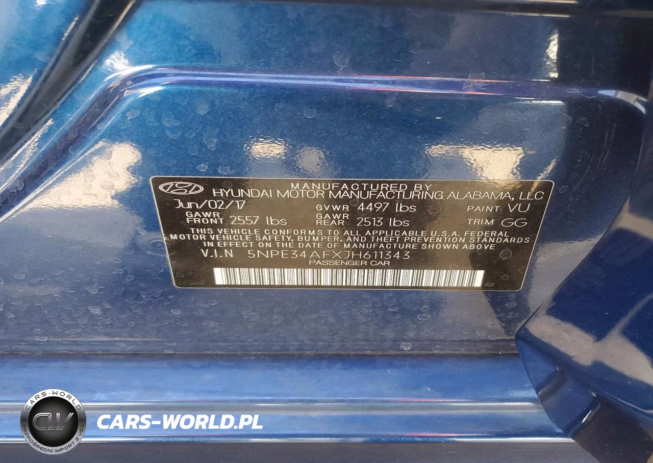 2018 Hyundai Sonata Sel VIN:5NPE34AFXJH611343 - 13