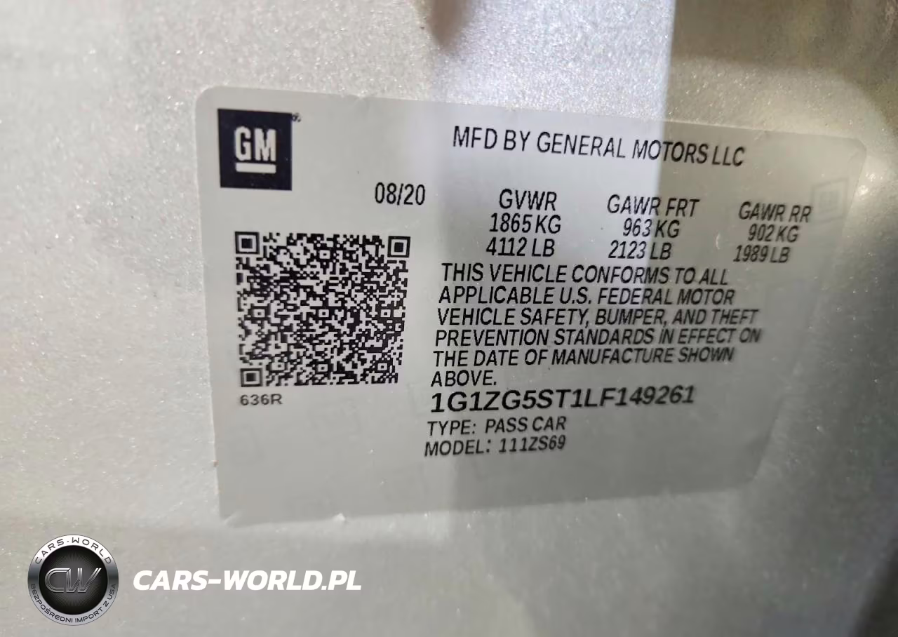 2020 Chevrolet Malibu Rs VIN:1G1ZG5ST1LF149261 - 13