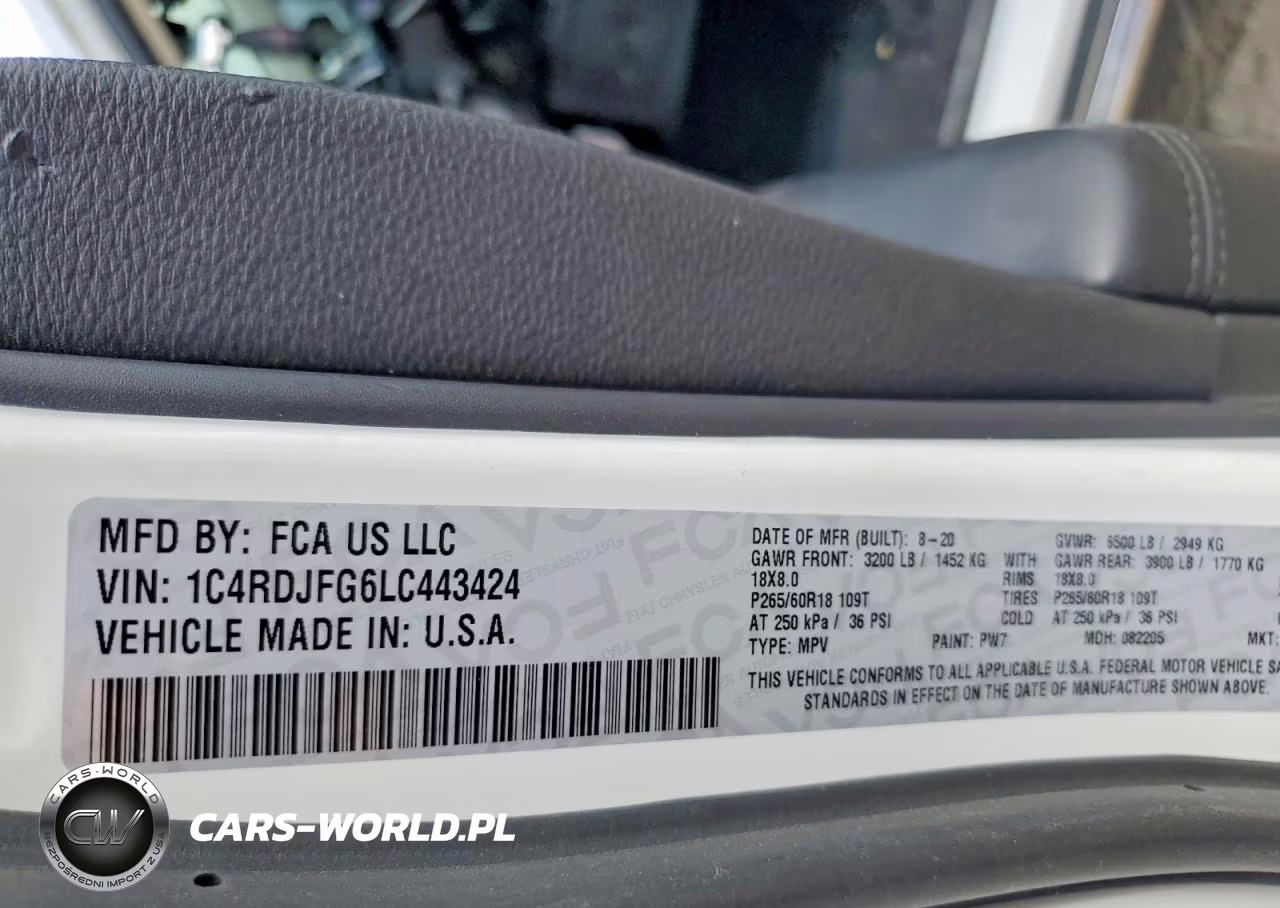2020 Dodge Durango VIN:1C4RDJFG6LC443424 - 14