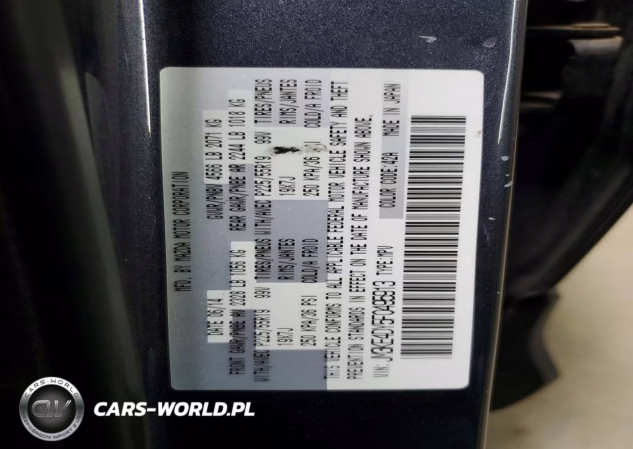 2015 Mazda Cx-5 Gt VIN:JM3KE4DY5F0495913 - 12