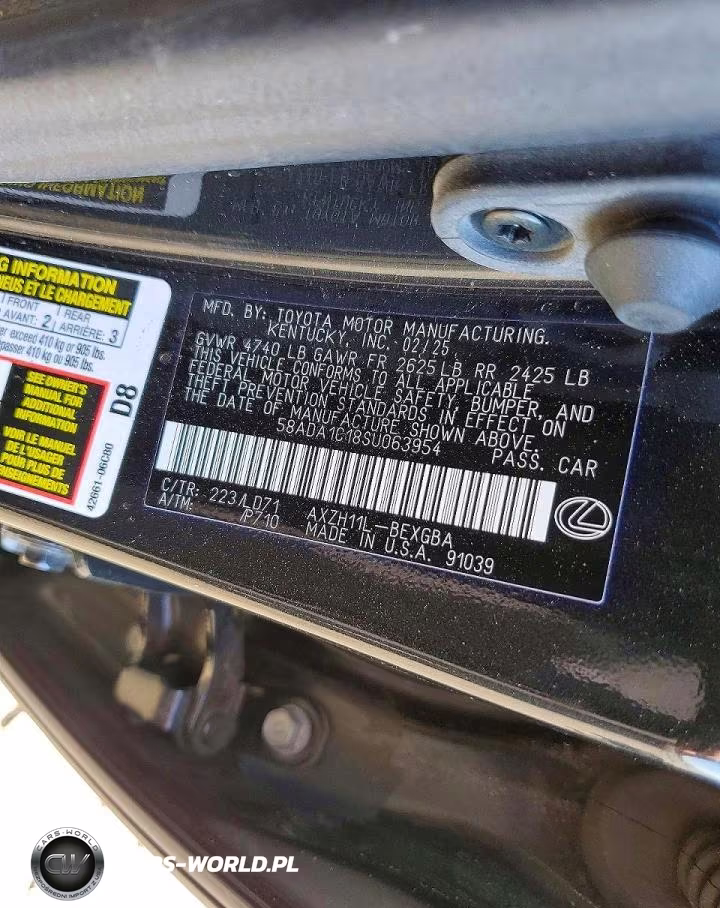 2025 Lexus Es 300H Base VIN:58ADA1C18SU063954 - 12