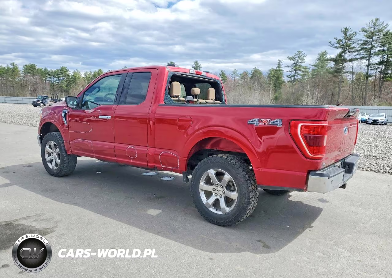 2021 Ford F150 Super Cab VIN:1FTFX1E54MKF10037 - 2