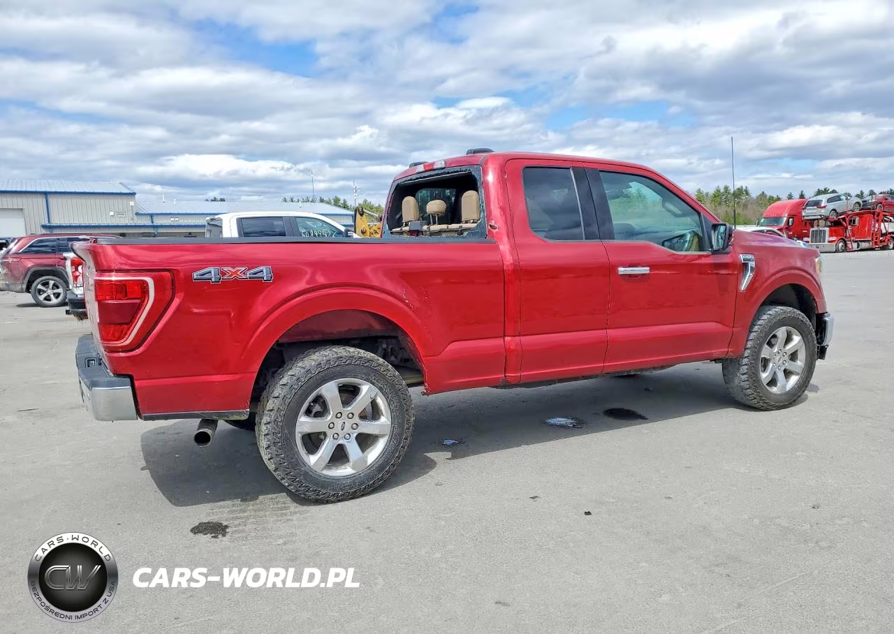 2021 Ford F150 Super Cab VIN:1FTFX1E54MKF10037 - 3