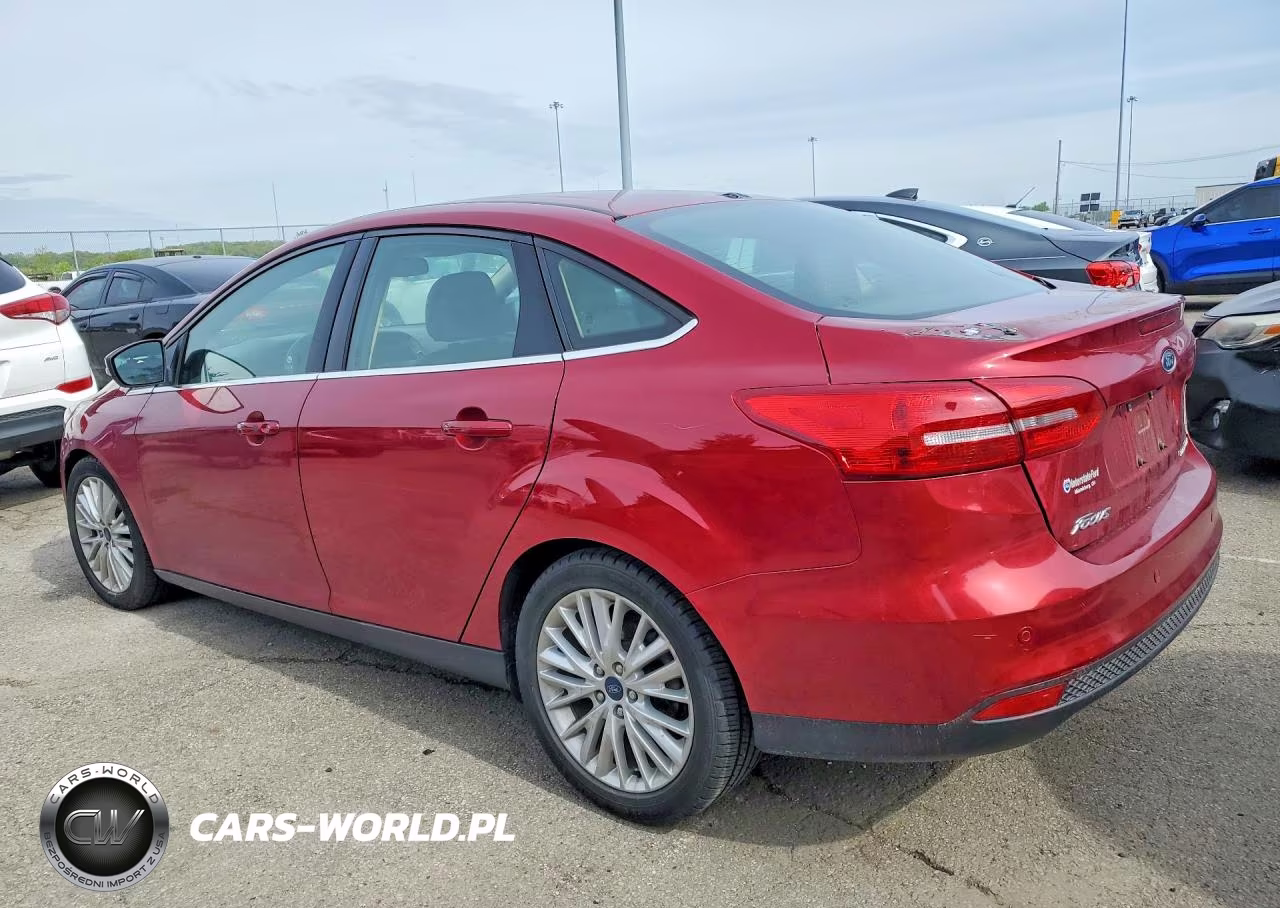 2017 Ford Focus Titanium VIN:1FADP3J27HL257297 - 2