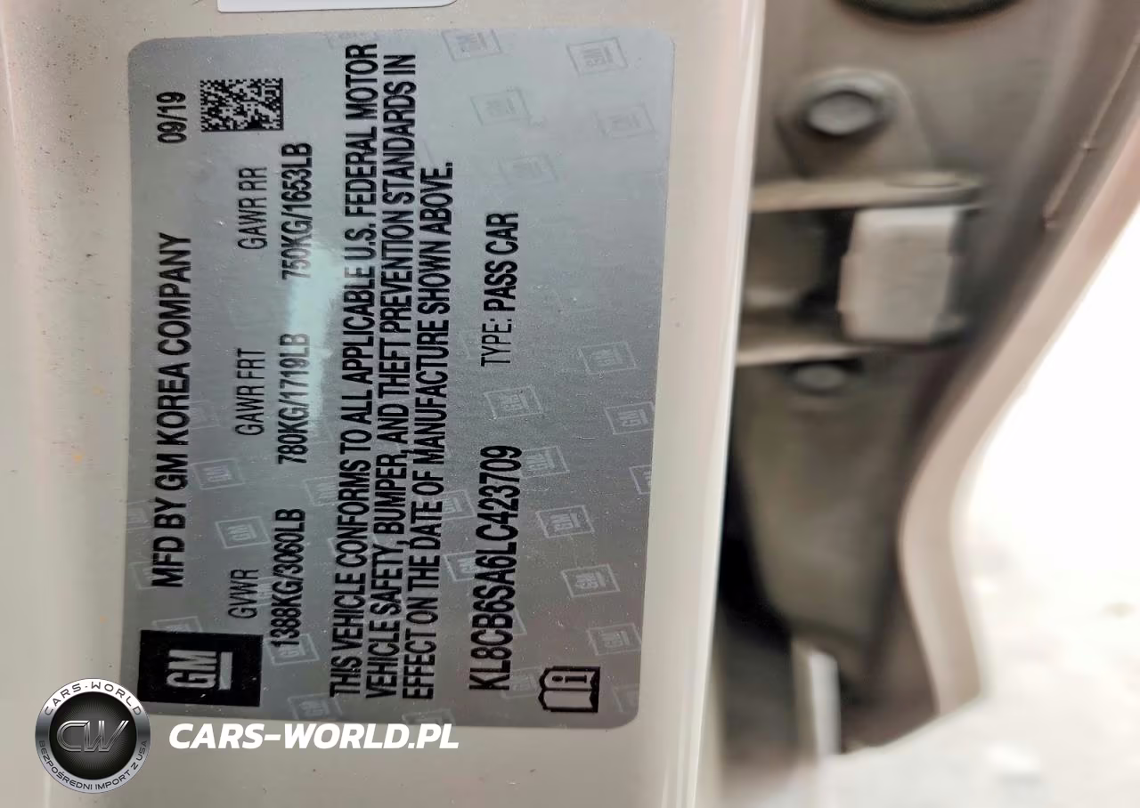2020 Chevrolet Spark Ls VIN:KL8CB6SA6LC423709 - 13