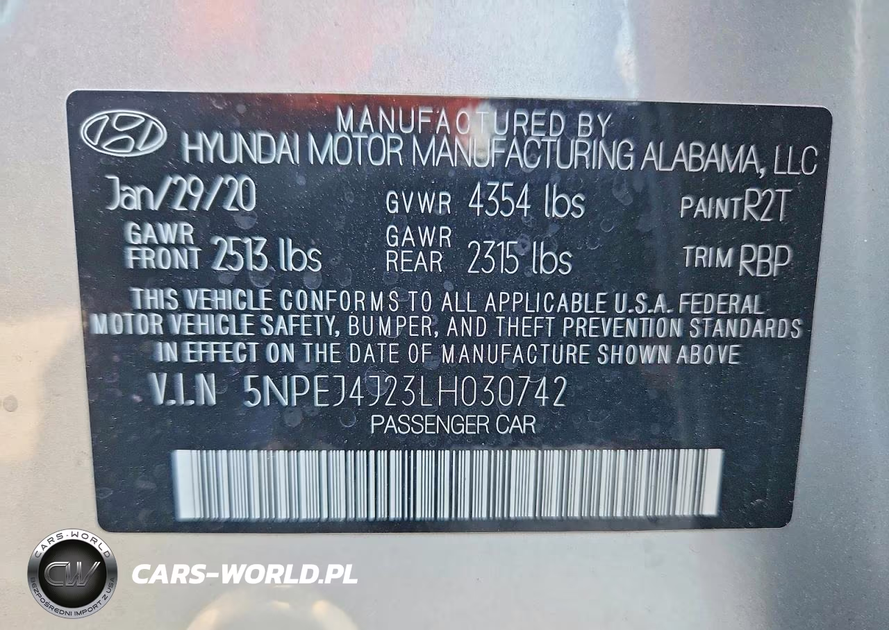 2020 Hyundai Sonata Sel Plus VIN:5NPEJ4J23LH030742 - 13