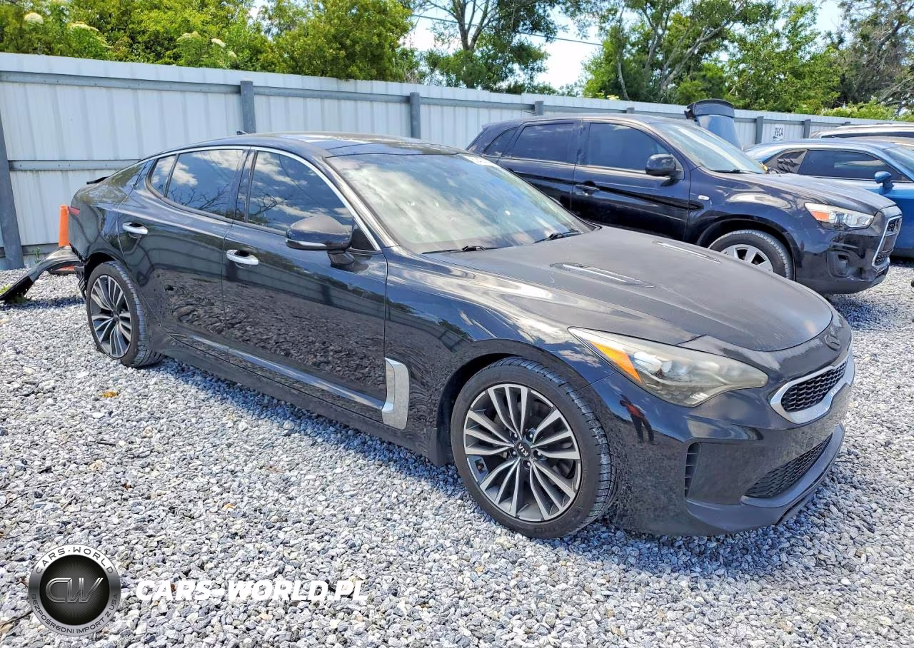 2018 Kia Stinger Premium VIN:KNAE25LA5J6017504 - 4