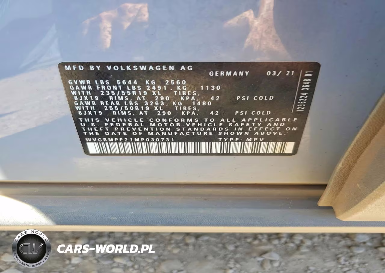 2021 Volkswagen Id.4 Pro VIN:WVGRMPE21MP030731 - 14