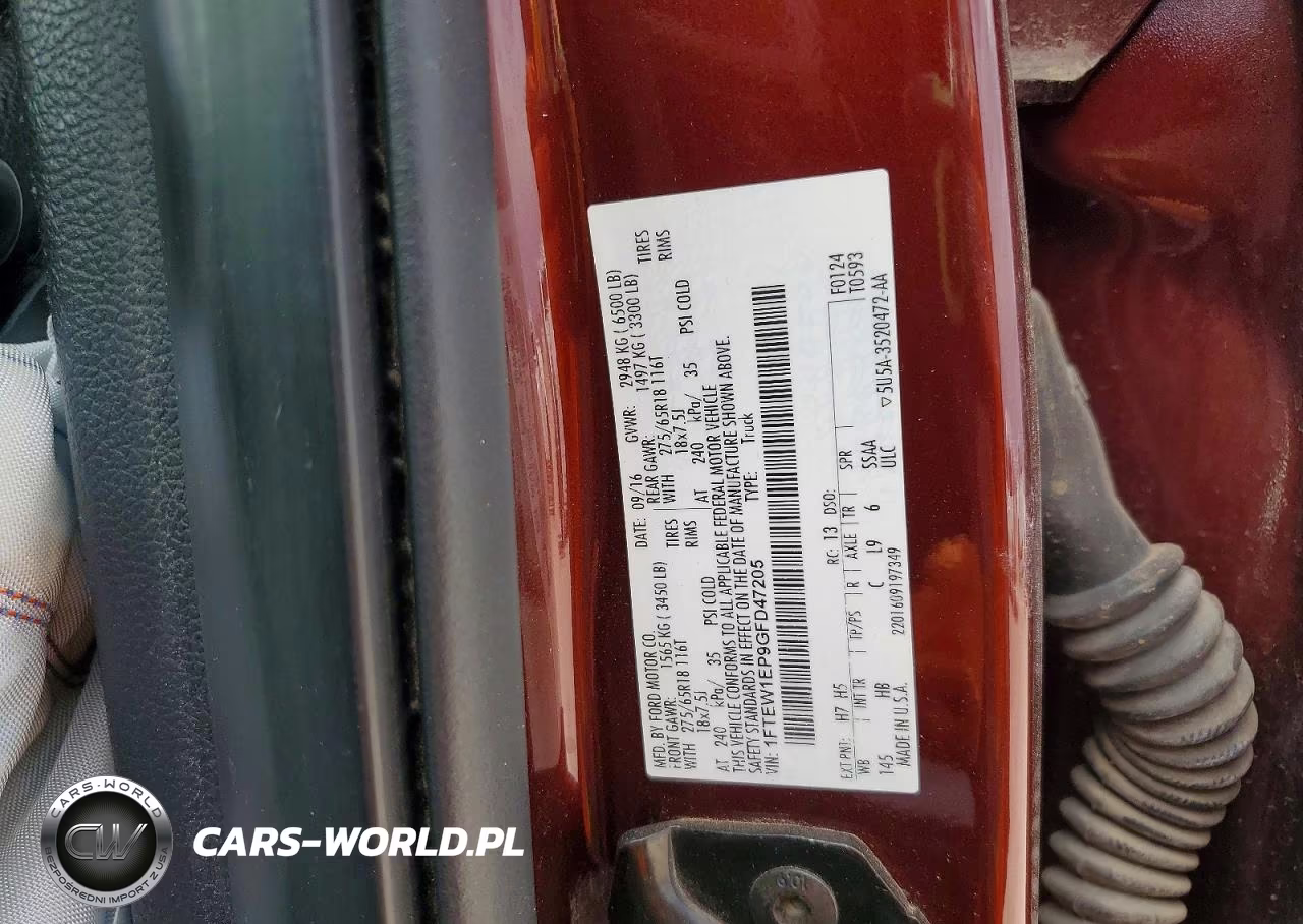2016 Ford F150 Supercrew VIN:1FTEW1EP9GFD47205 - 12