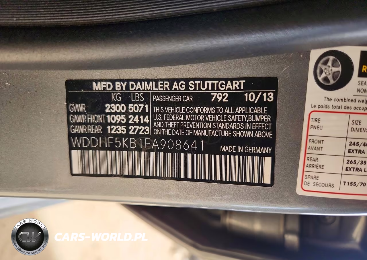 2014 Mercedes-Benz E 350 VIN:WDDHF5KB1EA908641 - 13