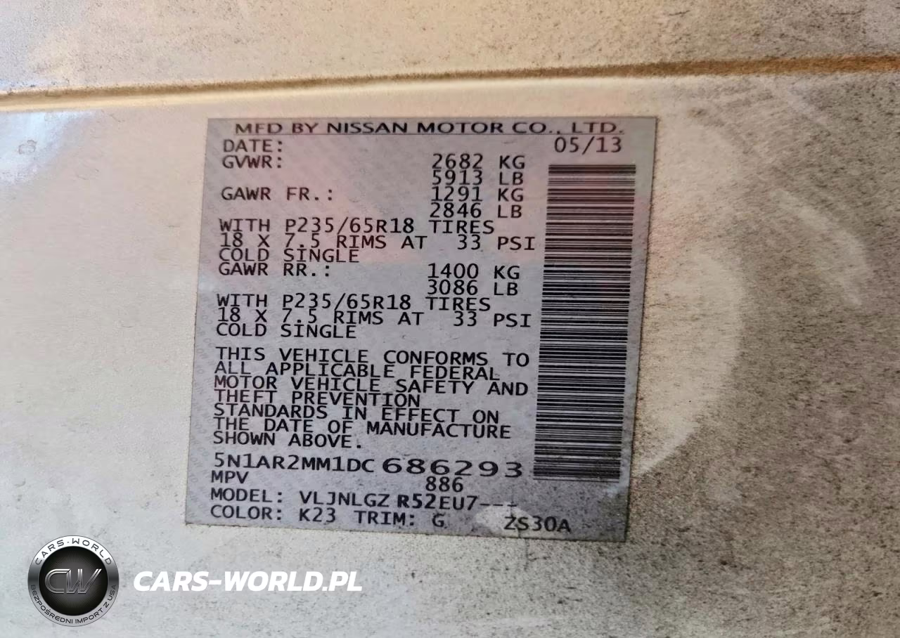 2013 Nissan Pathfinder S VIN:5N1AR2MM1DC686293 - 14