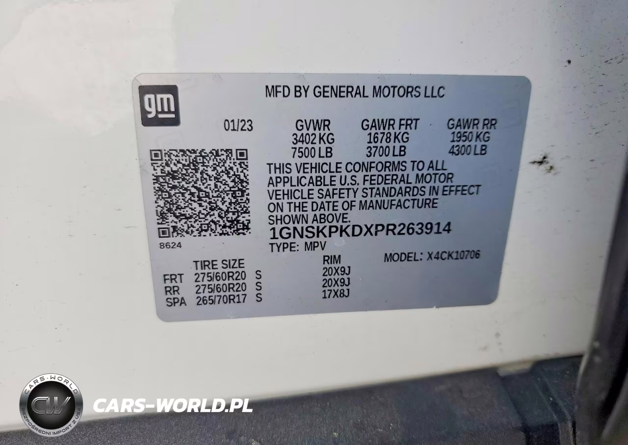 2023 Chevrolet Tahoe K1500 Z71 VIN:1GNSKPKDXPR263914 - 13