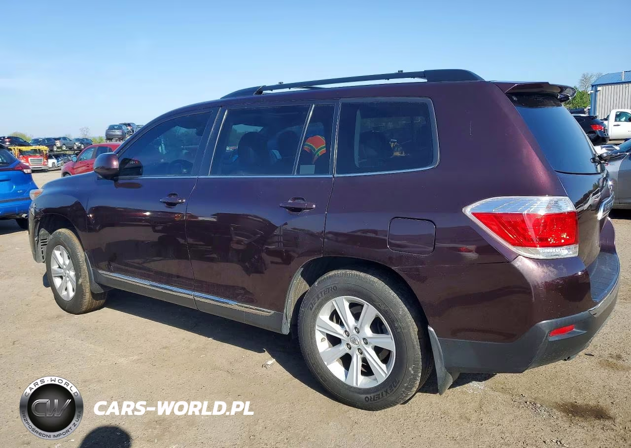 2012 Toyota Highlander Se VIN:5TDBK3EH2CS110522 - 2