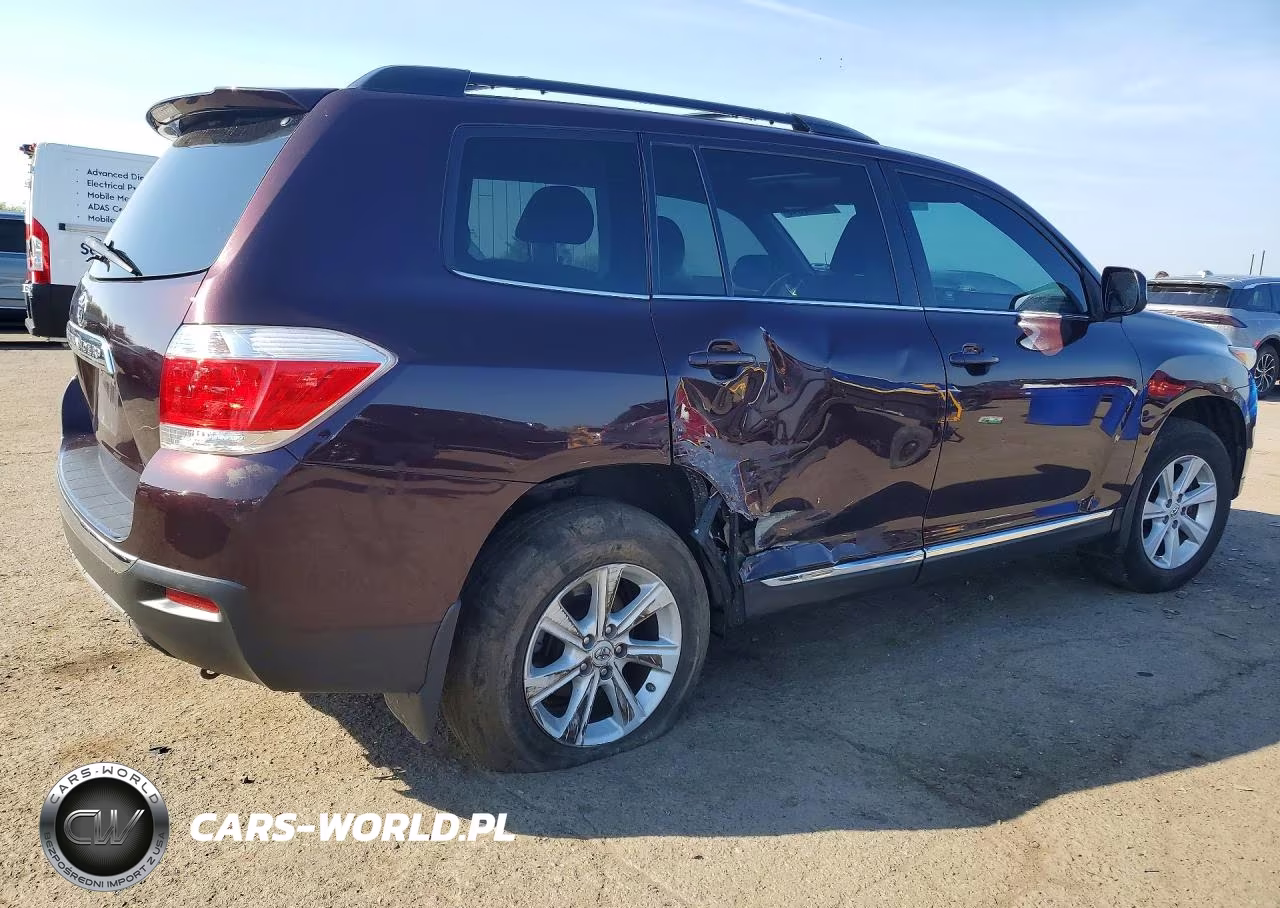 2012 Toyota Highlander Se VIN:5TDBK3EH2CS110522 - 3