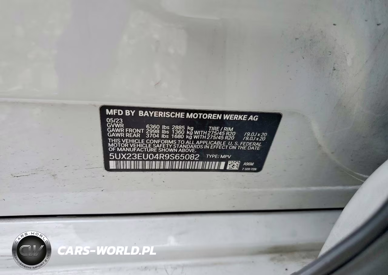 2024 BMW X5 xDrive40I VIN:5UX23EU04R9S65082 - 13