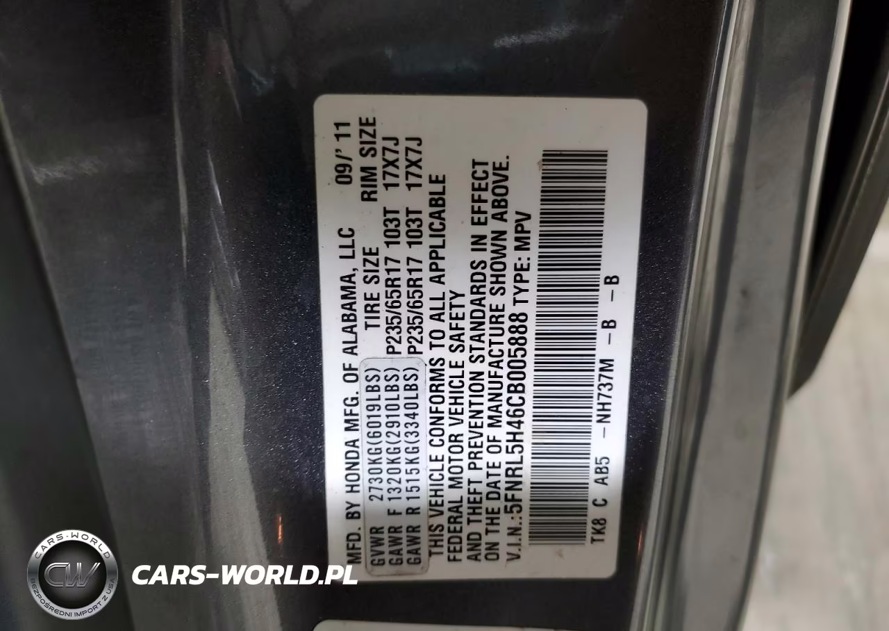 2012 Honda Odyssey Ex VIN:5FNRL5H46CB005888 - 13