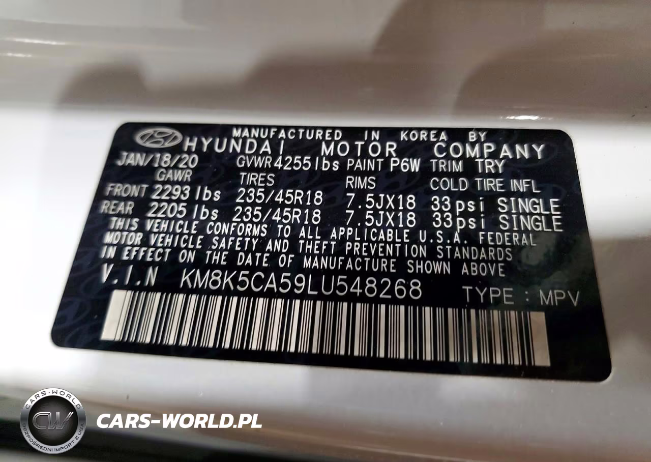 2020 Hyundai Kona Ultimate VIN:KM8K5CA59LU548268 - 13