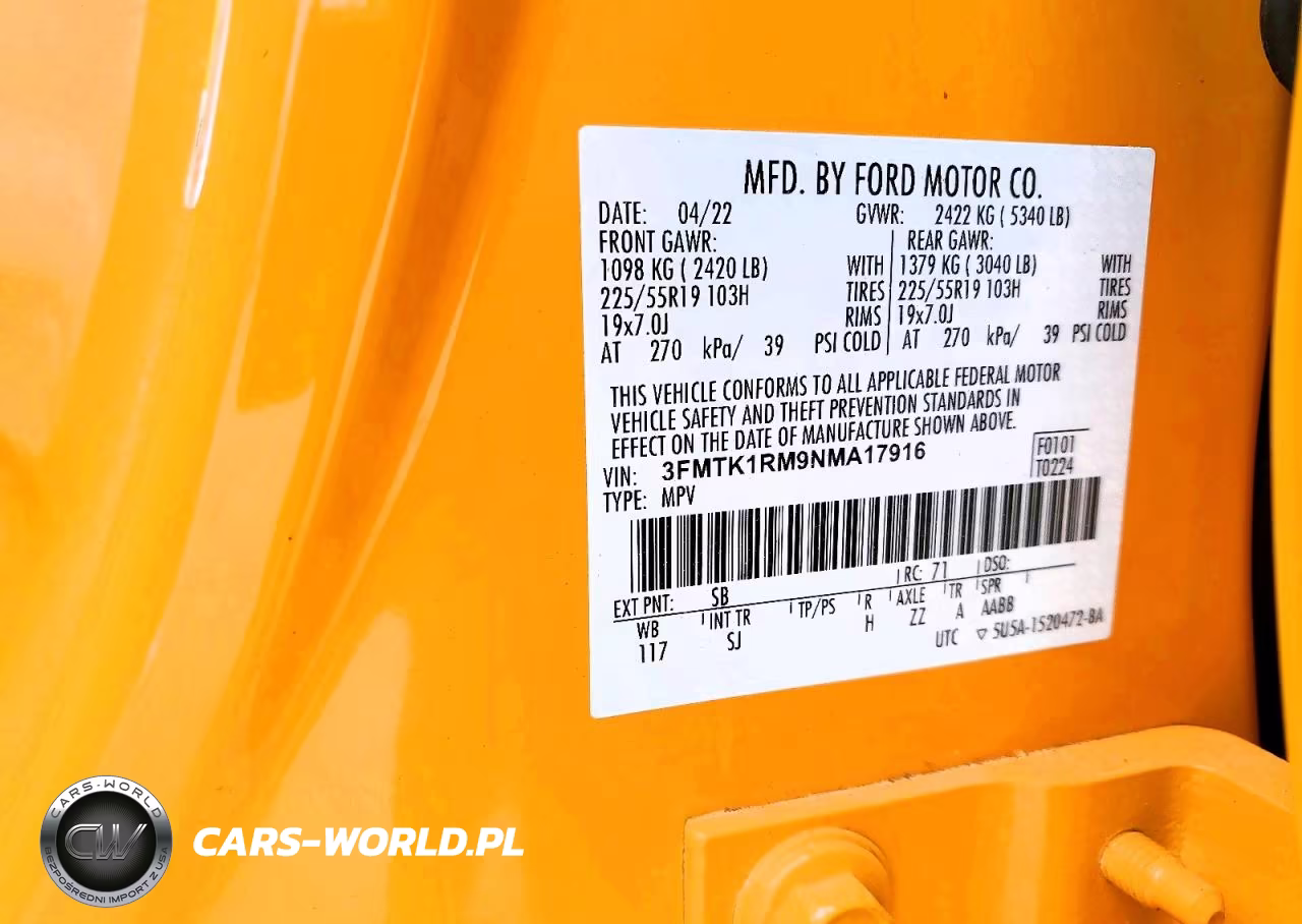 2022 Ford Mustang Mach-E Select VIN:3FMTK1RM9NMA17916 - 13