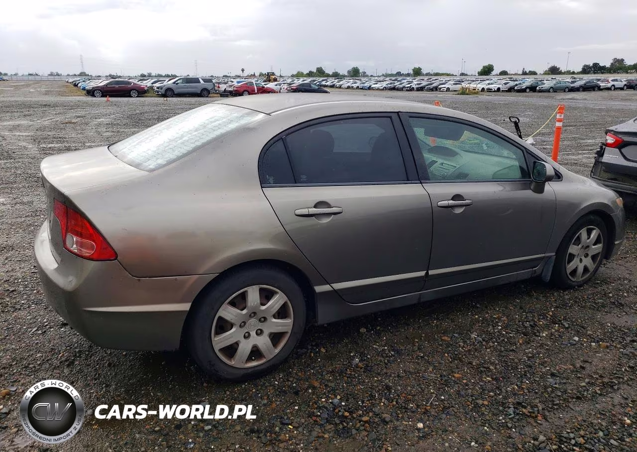 2007 Honda Civic Lx VIN:2HGFA16597H313894 - 3