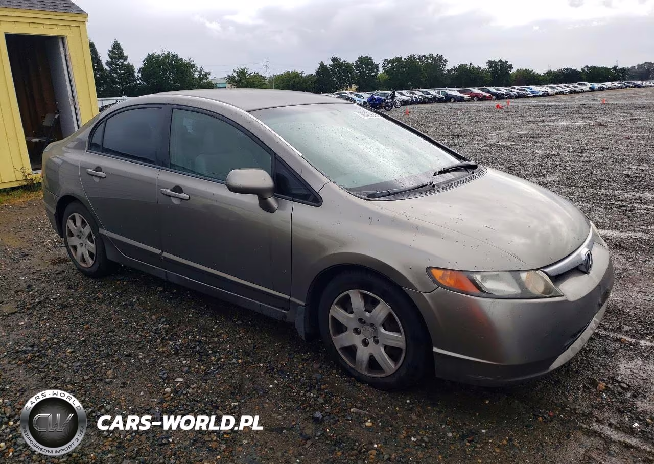 2007 Honda Civic Lx VIN:2HGFA16597H313894 - 4